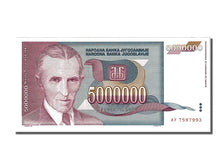 Billet, Yougoslavie, 5,000,000 Dinara, 1993, NEUF