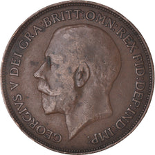 Coin, Great Britain, George V, Penny, 1914, EF(40-45), Bronze, KM:810