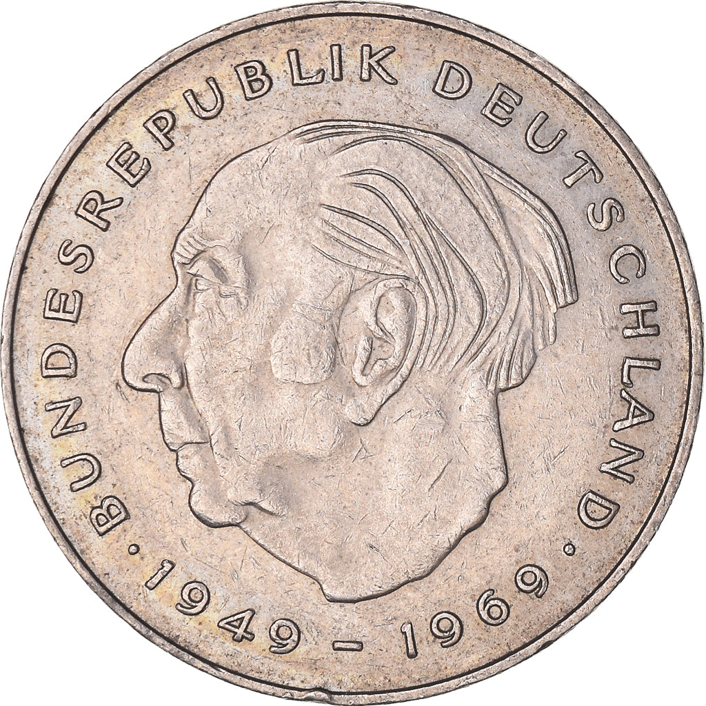 Coin, GERMANY - FEDERAL REPUBLIC, 2 Mark, 1978, Karlsruhe, EF(40-45)