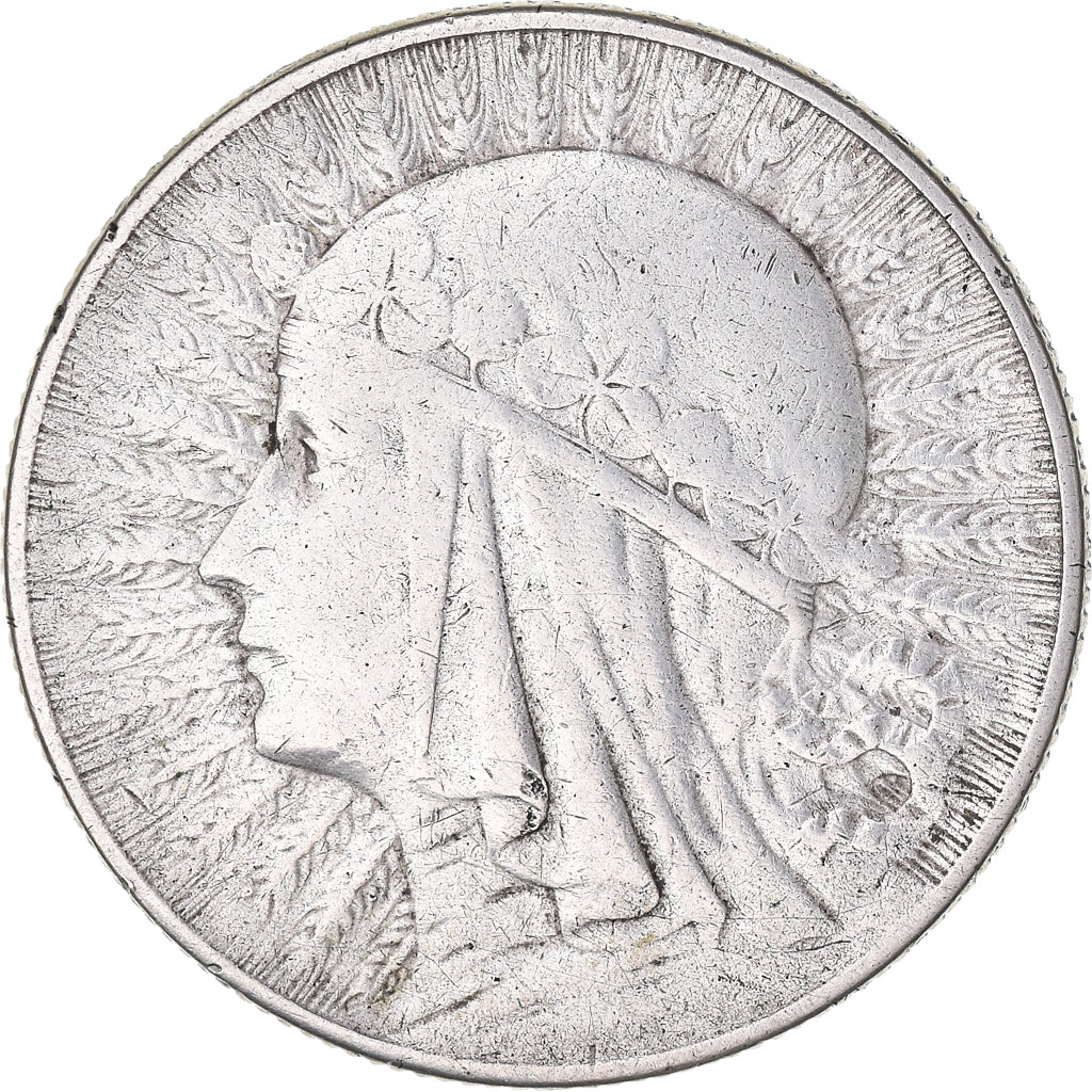 Coin, Poland, 5 Zlotych, 1933, Warsaw, EF(40-45), Silver, KM:21