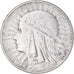 Moneda, Polonia, 5 Zlotych, 1933, Warsaw, MBC, Plata, KM:21