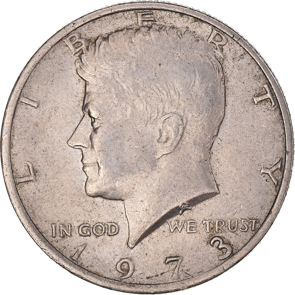 Monnaie, États-Unis, Kennedy, Half Dollar, 1973, Philadelphie, TTB, Cupronickel