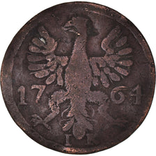 Coin, German States, AACHEN, 12 Heller, 1764, Aachen, F(12-15), Copper, KM:51
