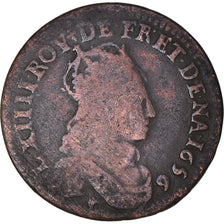 Coin, France, Louis XIV, Liard de France au buste juvénile, deuxième type