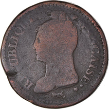 Moneta, Francja, Dupré, Decime, AN 5, Lille, F(12-15), Brązowy, KM:645.9