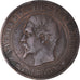Moneta, Francia, Napoleon III, 10 Centimes, 1855, Paris, MB+