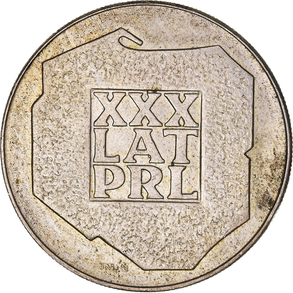 Coin, Poland, 200 Zlotych, 1974, Warsaw, EF(40-45), Silver, KM:72
