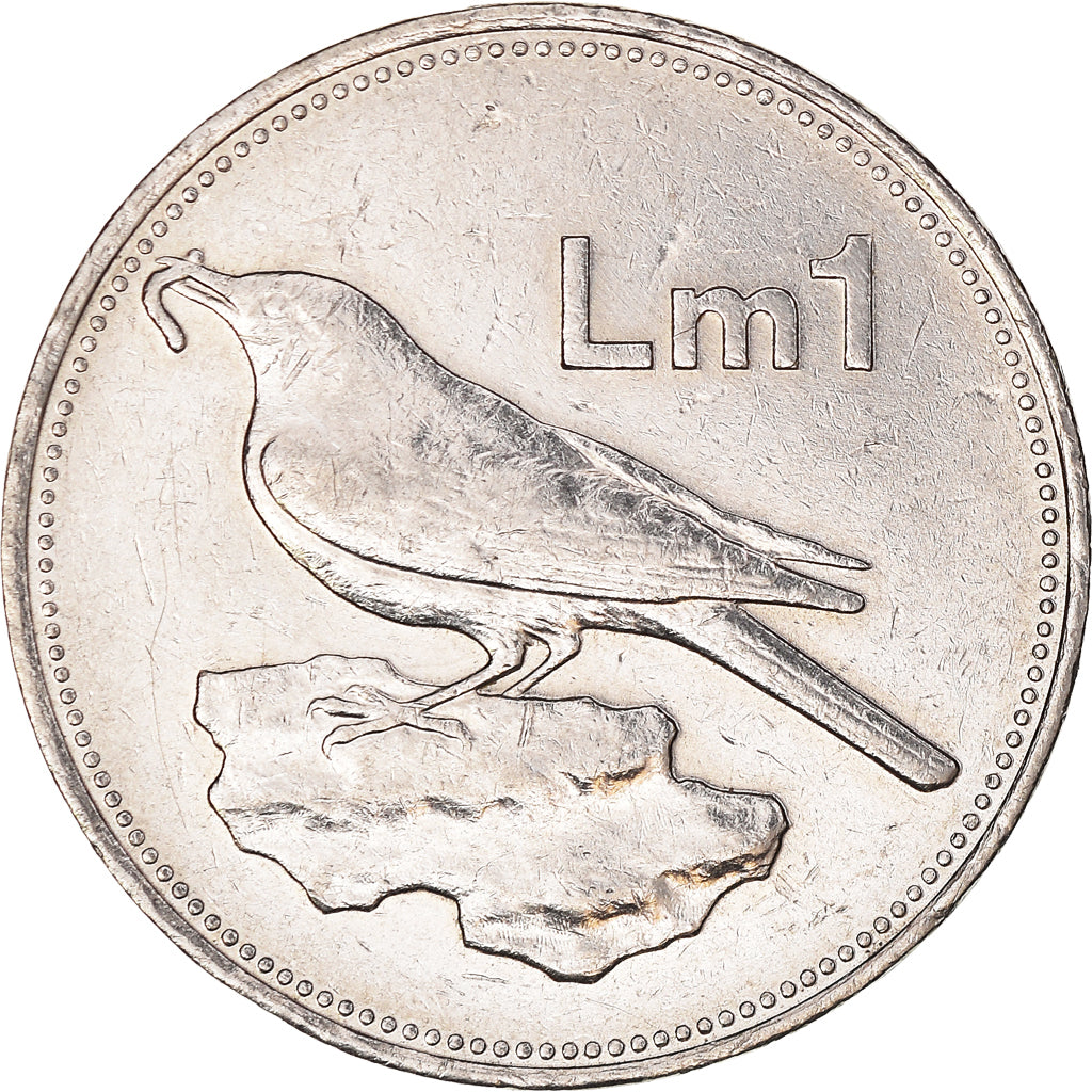 Munten, Malta, Lira, 1986, ZF+, Nickel, KM:82