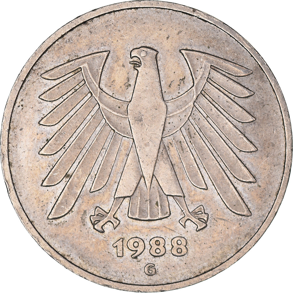 Münze, Bundesrepublik Deutschland, Pfennig, 1988, Karlsruhe, SS, Copper Plated