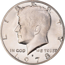 Coin, United States, Kennedy, Half Dollar, 1978, San Francisco, Proof, MS(64)