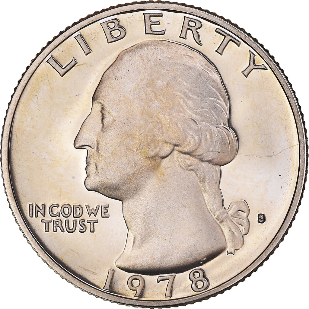 Moneda, Estados Unidos, Washington, Quarter, 1978, San Francisco, Proof, SC+