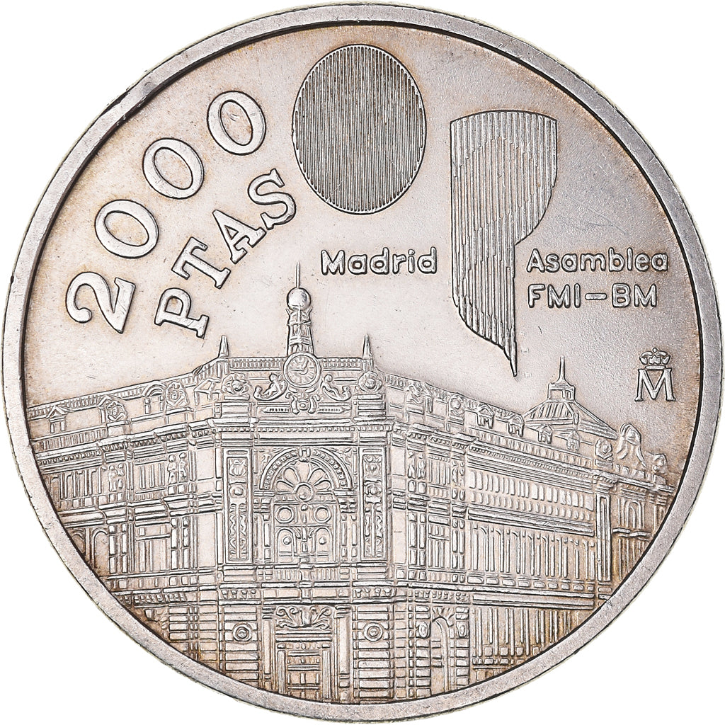 Monnaie, Espagne, Juan Carlos I, 2000 Pesetas, 1994, Madrid, TTB+, Argent