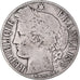 Coin, France, Cérès, Franc, 1872, Bordeaux, VG(8-10), Silver, KM:822.2