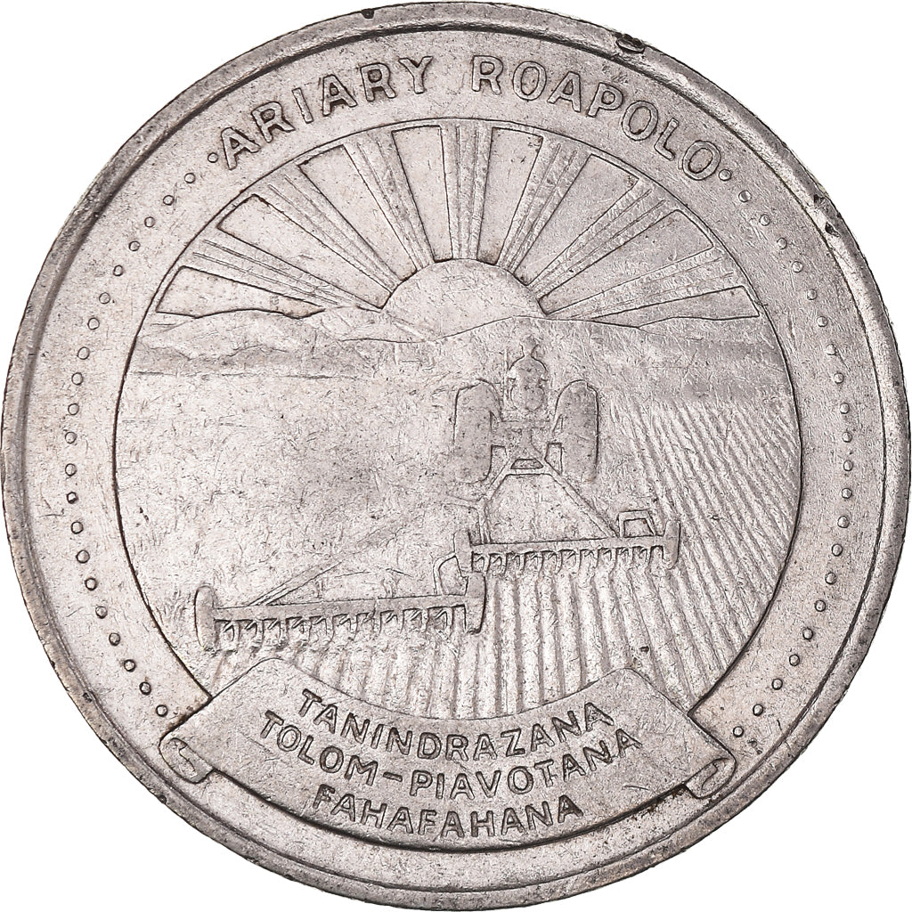 Coin, Madagascar, 20 Ariary, 1978, British Royal Mint, EF(40-45), Nickel, KM:14