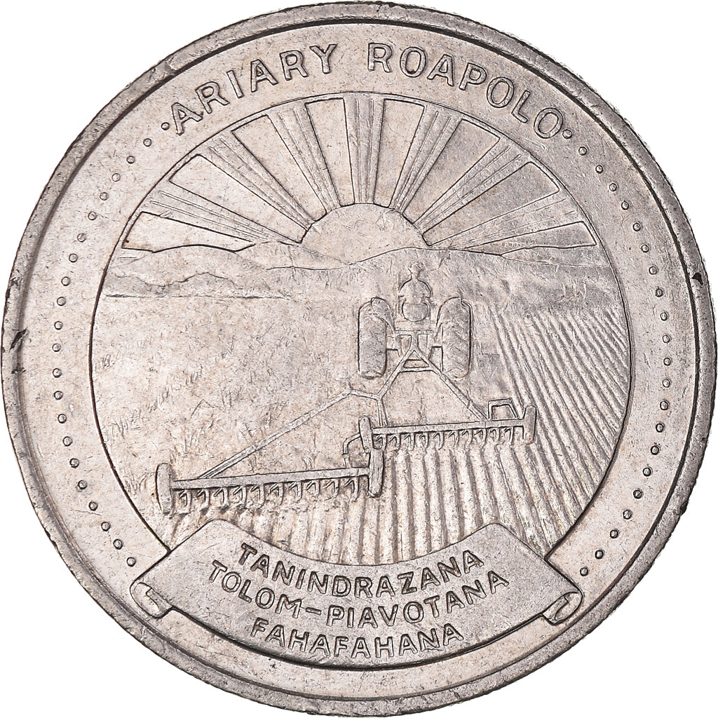 Coin, Madagascar, 20 Ariary, 1978, British Royal Mint, EF(40-45), Nickel, KM:14