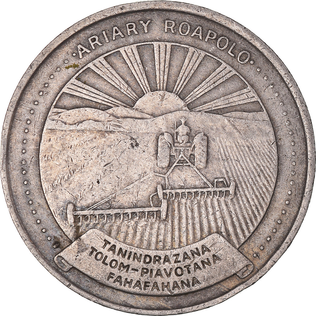 Münze, Madagascar, 20 Ariary, 1983, SS, Kupfer-Nickel, KM:14b