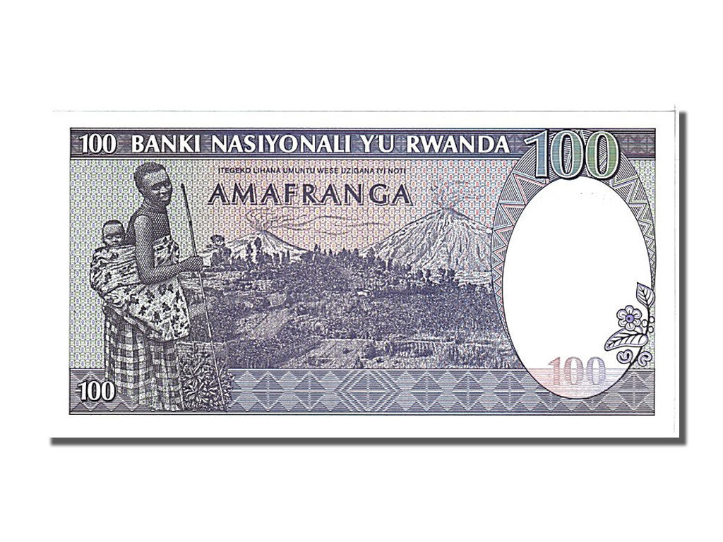 Banknote, Rwanda, 100 Francs, 1982, 1982-08-01, UNC(65-70)