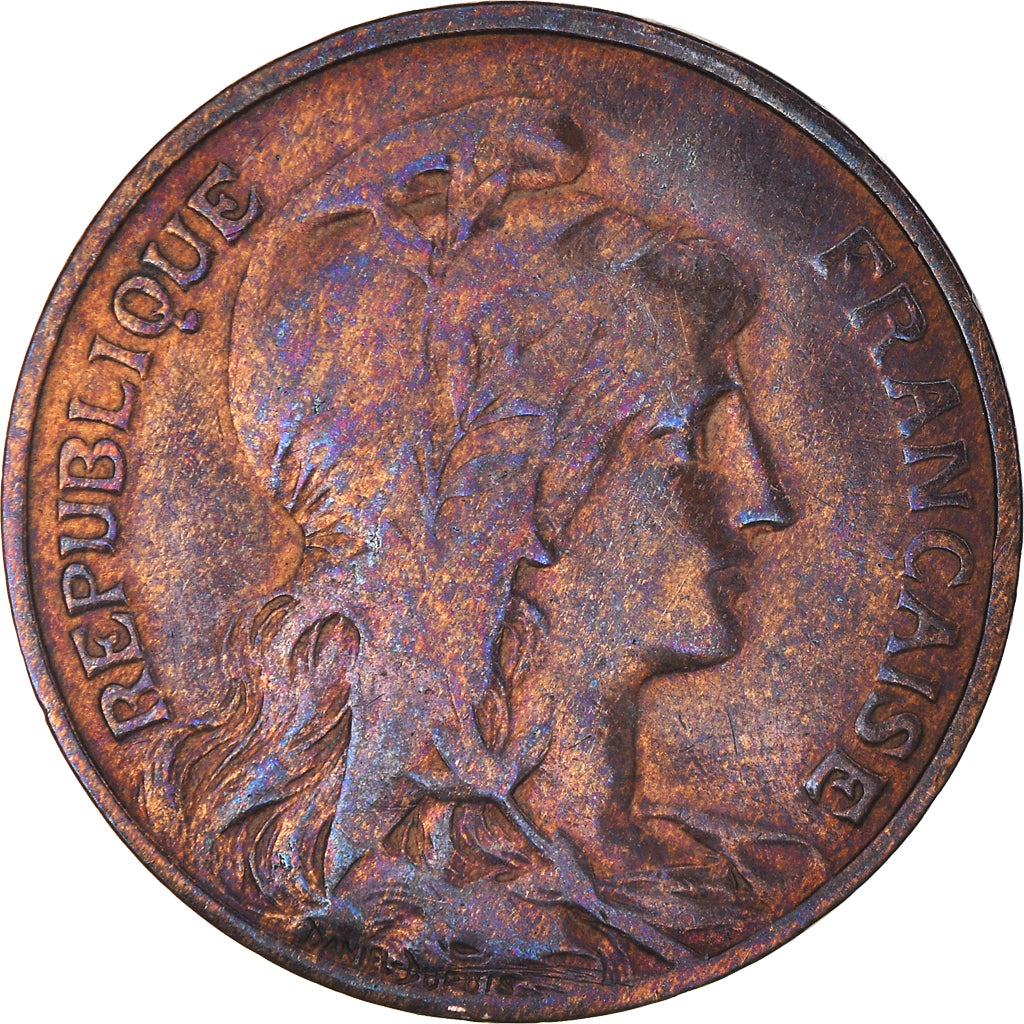 Munten, Frankrijk, Dupuis, 10 Centimes, 1907, Paris, ZF, Bronzen, KM:843