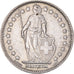 Coin, Switzerland, Franc, 1962, Bern, AU(50-53), Silver, KM:24