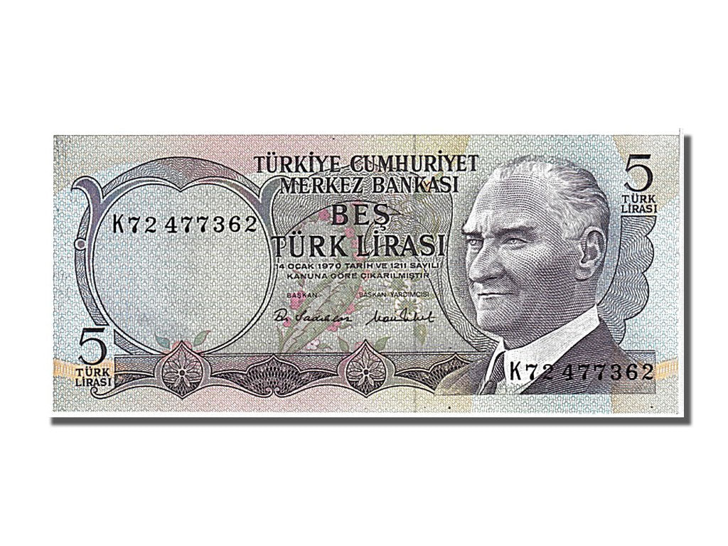 Turkey, 5 Lira, 1976, KM #185, UNC(65-70), K72 477362