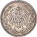 Coin, GERMANY - EMPIRE, 1/2 Mark, 1906, Berlin, EF(40-45), Silver, KM:17