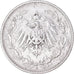 Coin, GERMANY - EMPIRE, 1/2 Mark, 1909, Muldenhütten, EF(40-45), Silver, KM:17