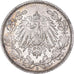 Coin, GERMANY - EMPIRE, 1/2 Mark, 1915, Muldenhütten, AU(50-53), Silver, KM:17