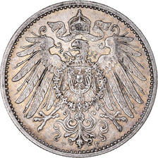 Coin, GERMANY - EMPIRE, Wilhelm II, Mark, 1902, Stuttgart, EF(40-45), Silver