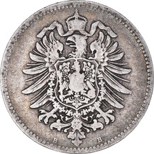 Coin, GERMANY - EMPIRE, Wilhelm I, Mark, 1875, Hannover, VF(30-35), Silver, KM:7