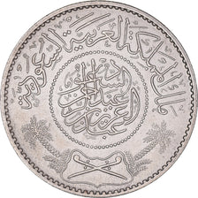 Coin, Saudi Arabia, UNITED KINGDOMS, Riyal, 1935/AH1354, AU(50-53), Silver