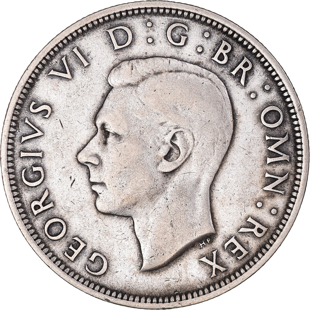 Coin, Great Britain, George VI, 1/2 Crown, 1942, EF(40-45), Silver, KM:856