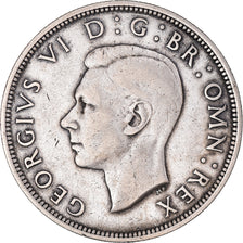 Coin, Great Britain, George VI, 1/2 Crown, 1942, EF(40-45), Silver, KM:856