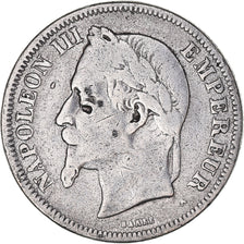 Moneta, Francia, Napoleon III, 2 Francs, 1869, Paris, FAUX, MB, Argento