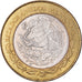 Moneta, Messico, 20 Nuevo Pesos, 1994, Mexico City, BB+, Bi-metallico, KM:561