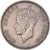 Moneta, Mauritius, George VI, Rupee, 1950, BB, Rame-nichel, KM:29.1