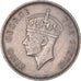 Moneta, Mauritius, George VI, Rupee, 1950, EF(40-45), Miedź-Nikiel, KM:29.1
