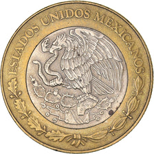 Coin, Mexico, 10 Pesos, 1997, Mexico City, EF(40-45), Bi-Metallic, KM:616