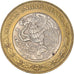 Coin, Mexico, 10 Pesos, 1997, Mexico City, EF(40-45), Bi-Metallic, KM:616
