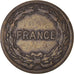 Coin, France, France Libre, 2 Francs, 1944, Philadelphia, VF(30-35), Brass