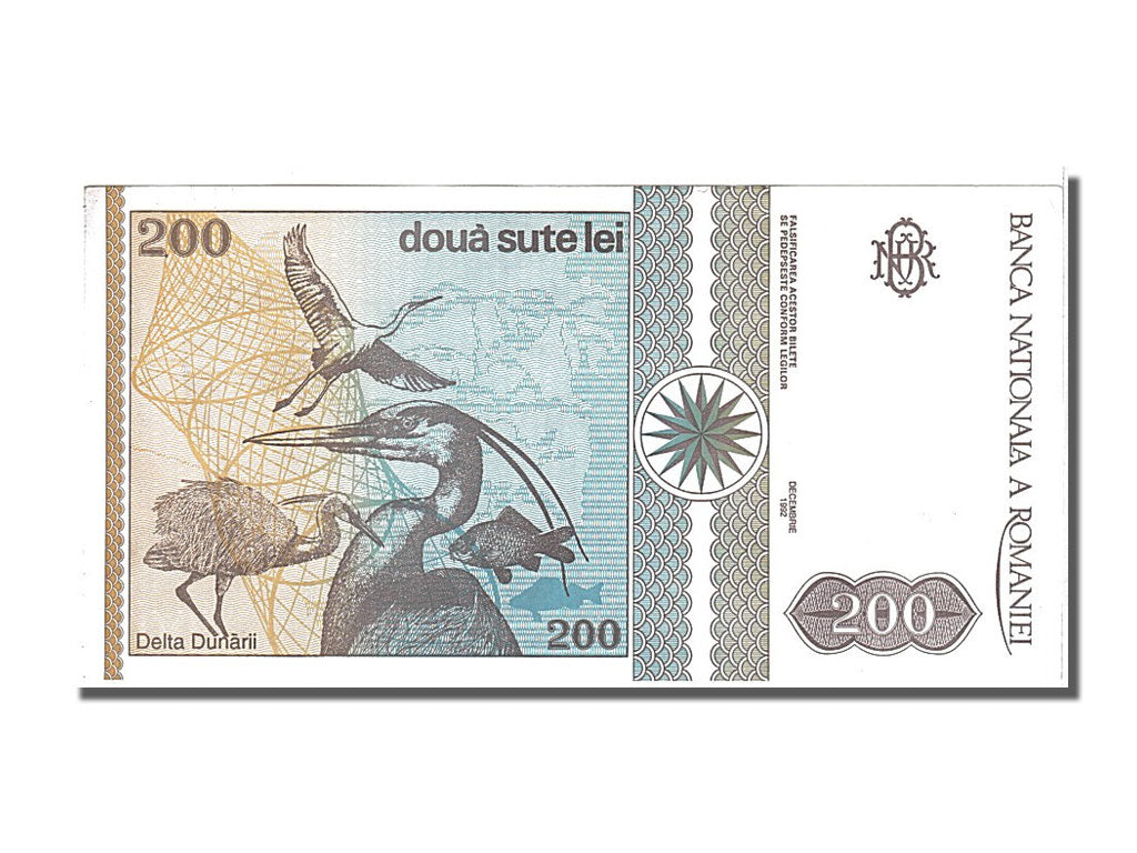 Banknote, Romania, 200 Lei, 1992, 1992-12-01, UNC(65-70)