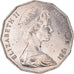 Coin, Australia, Elizabeth II, 50 Cents, 1981, AU(55-58), Copper-nickel, KM:72