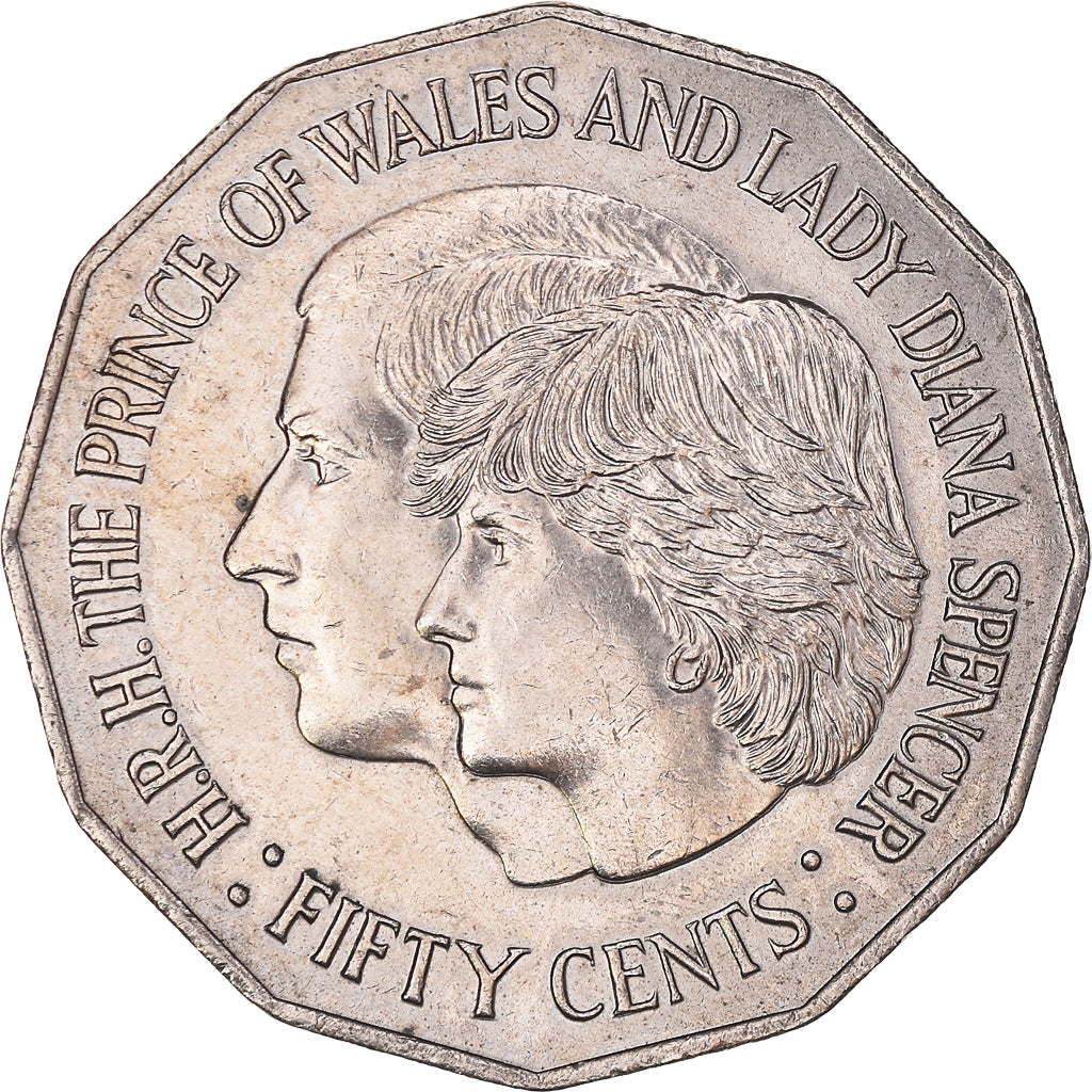 Coin, Australia, Elizabeth II, 50 Cents, 1981, AU(55-58), Copper-nickel, KM:72