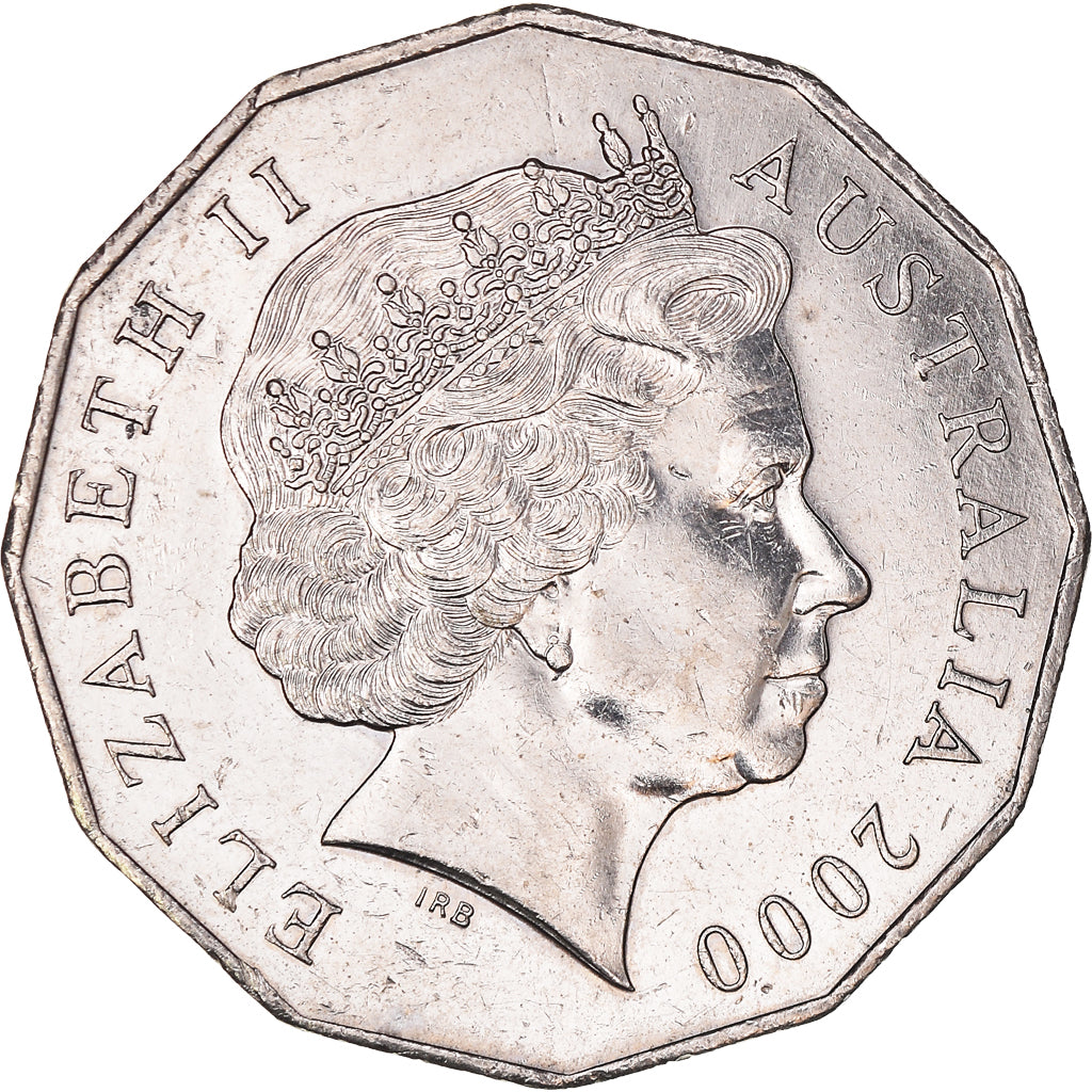 Coin, Australia, Elizabeth II, 50 Cents, 2000, Royal Australian Mint, AU(50-53)