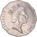 Monnaie, Australie, Elizabeth II, 50 Cents, 1995, TTB, Cupro-nickel, KM:294