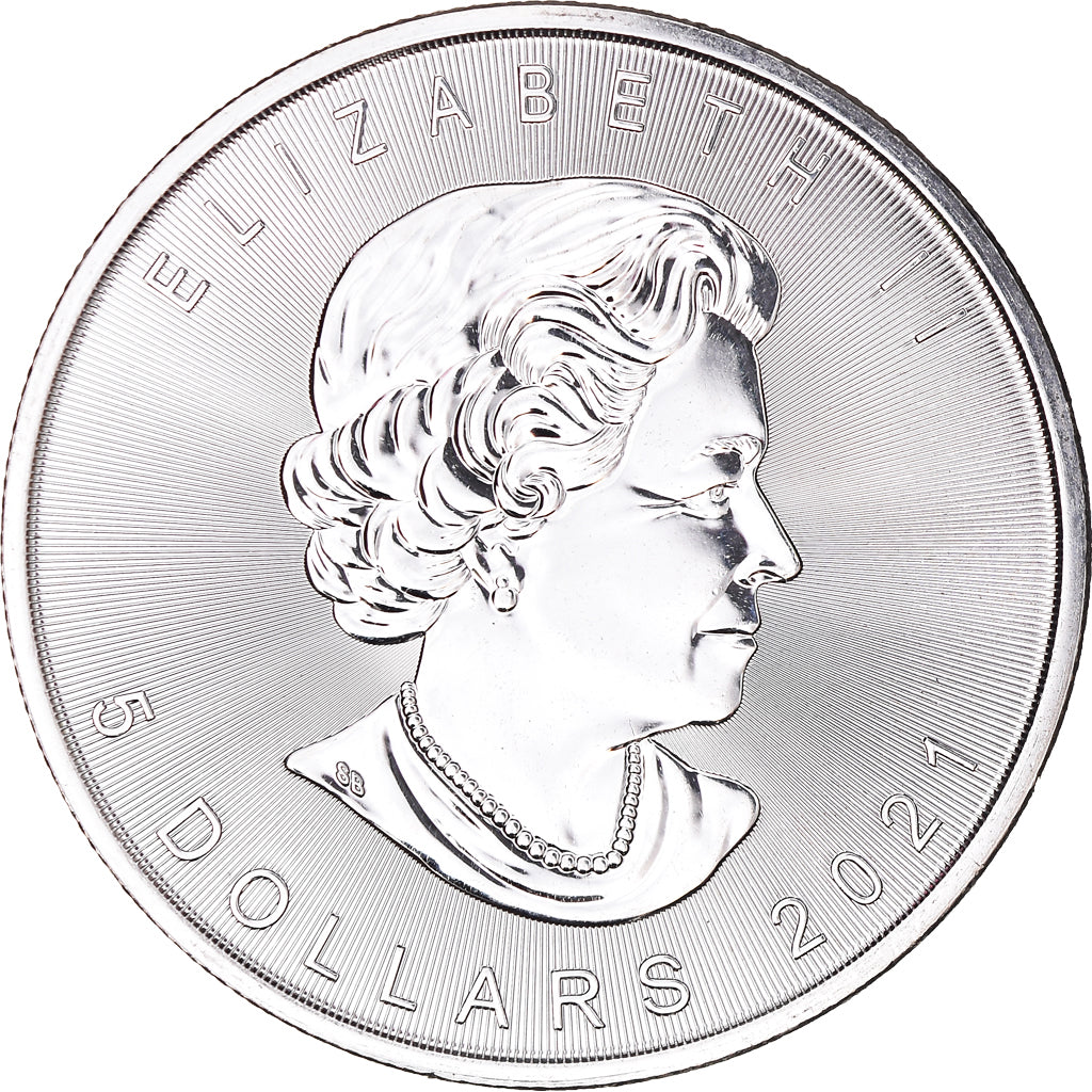 Monnaie, Canada, 5 Dollars, 2021, Ottawa, BU, FDC, Argent