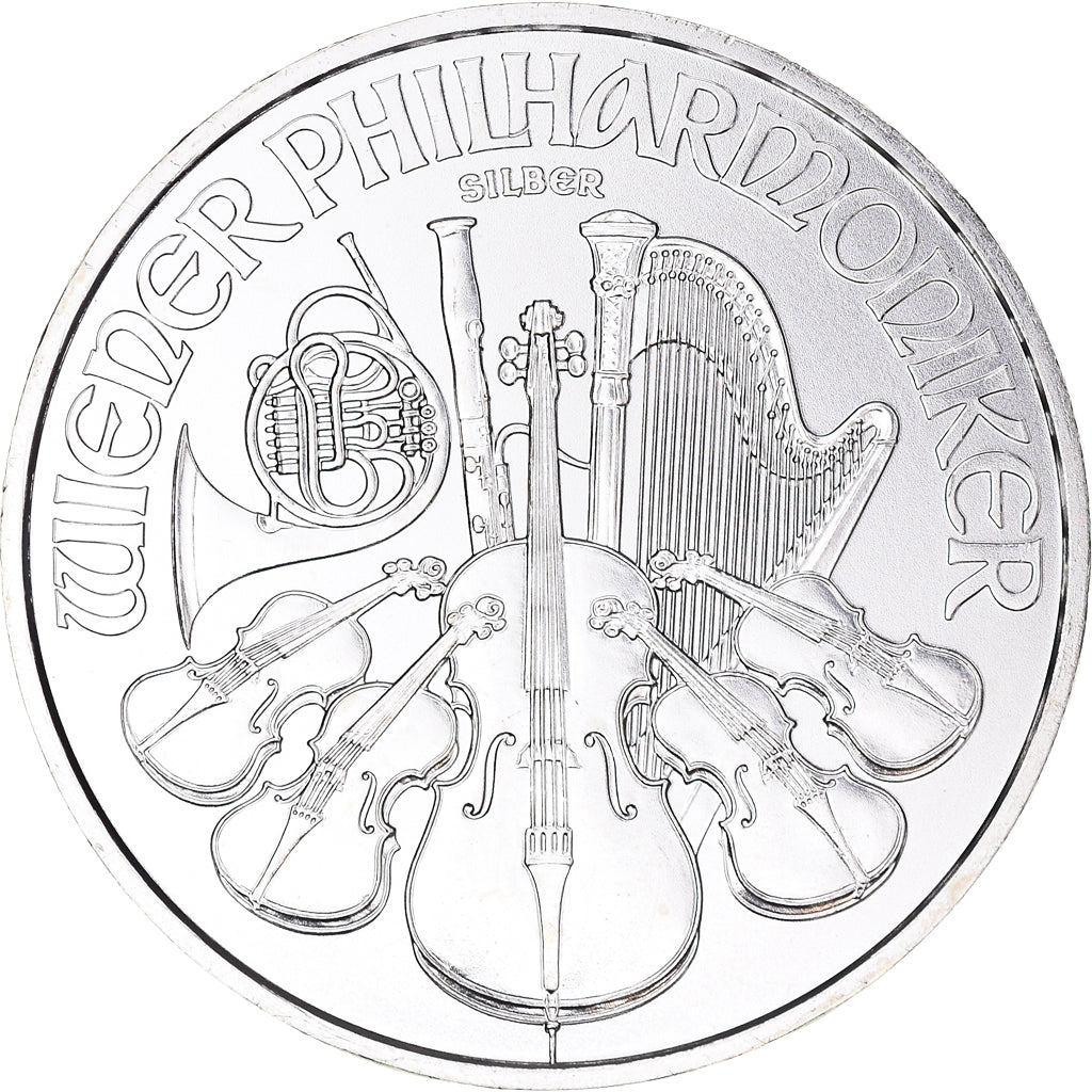 Oostenrijk, Philharmonic Orchestra, 1,5 Euro, 2021, FDC, Zilver