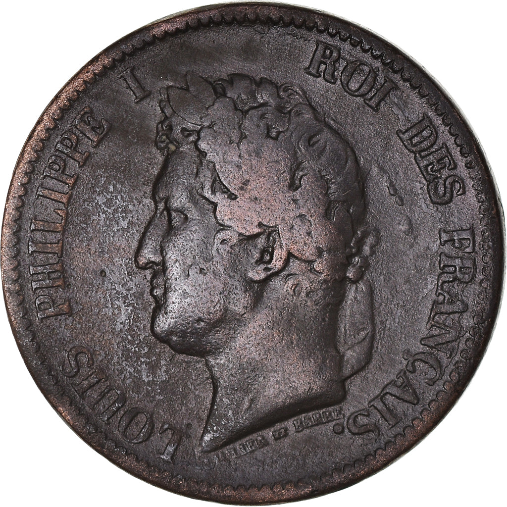 Coin, FRENCH COLONIES, Louis - Philippe, 5 Centimes, 1841, Paris, VF(20-25)