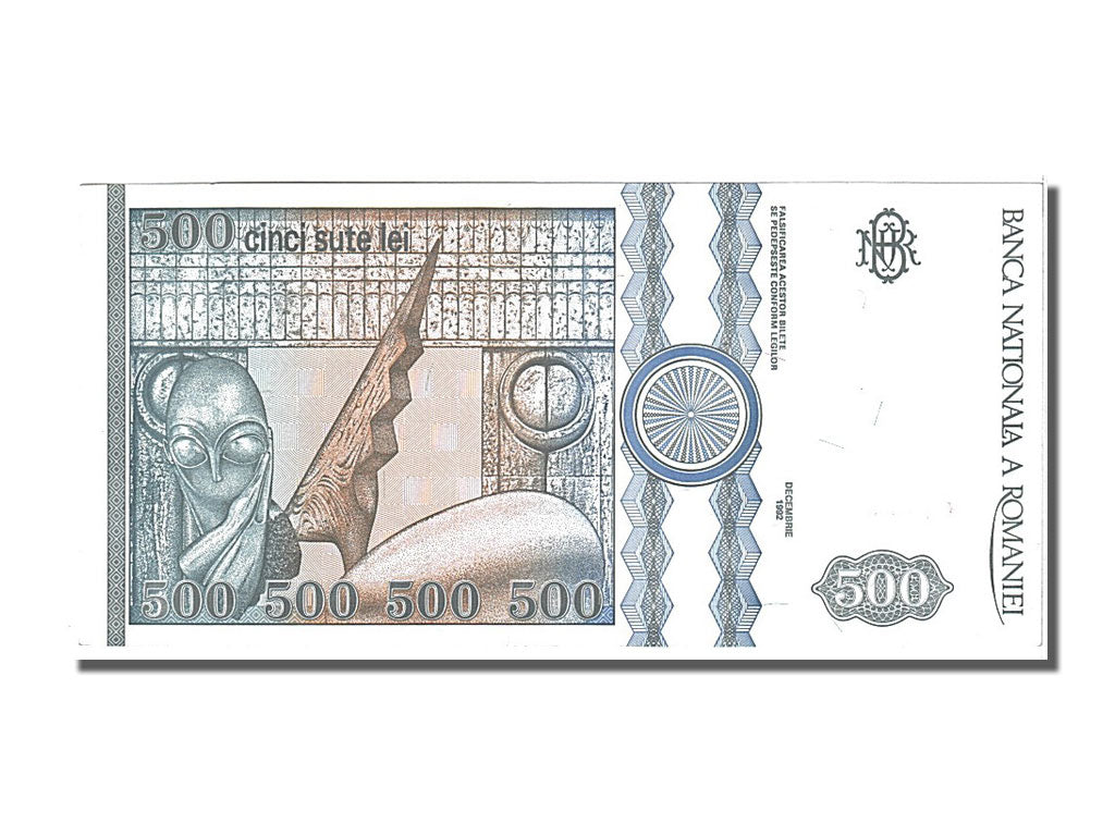 Romania, 500 Lei, 1992, KM #101b, 1992-12-01, UNC(65-70), 048004