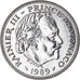 Moeda, Mónaco, Rainier III, 5 Francs, 1989, AU(55-58), Cobre-níquel, KM:150