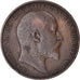 Coin, Great Britain, Edward VII, Penny, 1906, VF(30-35), Bronze, KM:794.2
